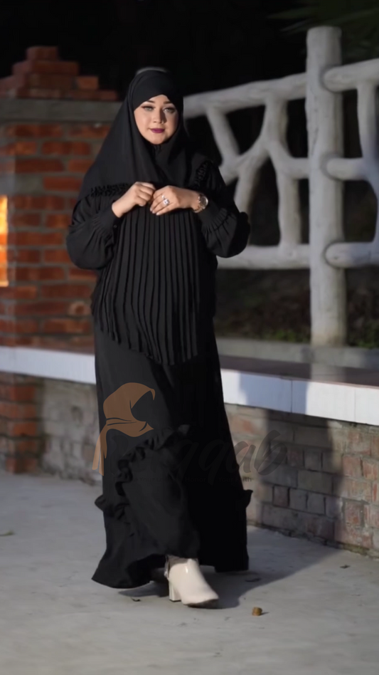 Maisha Borka 3part Full Set - Black